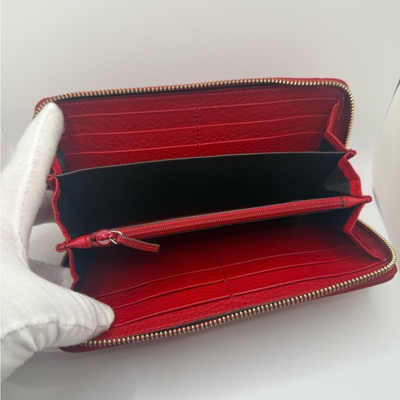 GUCCI Soho Leather Zip Around Long Wallet - Picture 9 of 13
